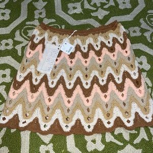 Free people knit skirt